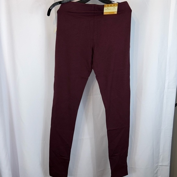 Aeropostale Leggings High Rise Pull on Perfect Stretch Solid Full Length Bottoms - Picture 9 of 9